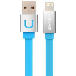 USAMS蓝色数据线 iPhone 6 Plus、5s、5的理想充电伴侣